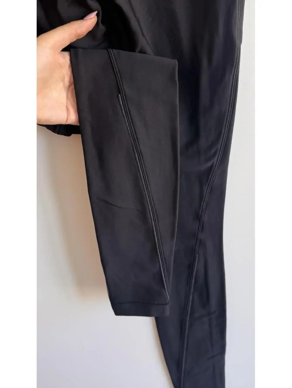 Lululemon Speed Tight IV Full On Luon Leggings Black Size 2 High Rise